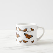 Tasse Expresso Illustration de papillon monarque (Droite)