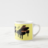 Tasse Expresso Illustration de piano (Droite)