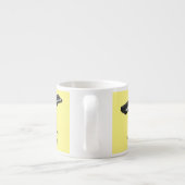 Tasse Expresso Illustration de piano clavier (Dos)