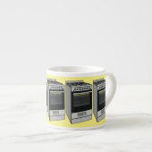 Tasse Expresso Illustration de poêle électrique (Devant droit)