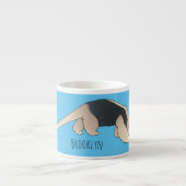 Tasse Expresso Illustration de Tamandua (Devant)