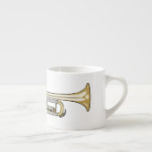 Tasse Expresso Illustration de trompette (Droite)