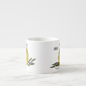 Tasse Expresso Illustration d'huile d'olive (Devant)