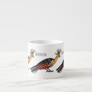 Tasse Expresso Illustration d'oiseau Hoatzin