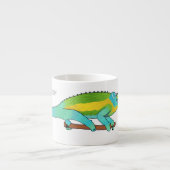 Tasse Expresso Illustration du caméléon de Jackson (Devant)