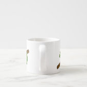 Tasse Expresso Illustration du caméléon de la parson (Dos)