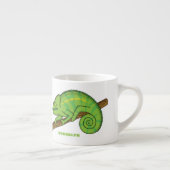 Tasse Expresso Illustration du caméléon de la parson (Droite)