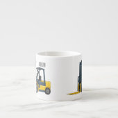 Tasse Expresso Illustration du chariot élévateur (Devant)