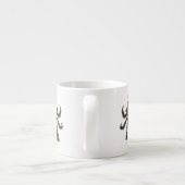 Tasse Expresso Illustration du crabe de coco (Dos)