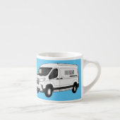 Tasse Expresso Illustration du fourgon de livraison (Droite)