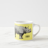 Illustration du rhinocéros de Javan