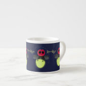 Tasse Expresso Illustration d'une luciole à éclair mignon (Devant droit)
