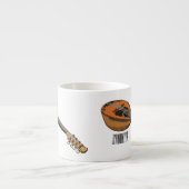 Tasse Expresso Illustration en mandoline (Devant)