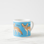 Tasse Expresso Illustration Fennec fox (Devant droit)