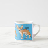 Tasse Expresso Illustration Fennec fox (Droite)