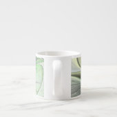 Tasse Expresso Imaginaire coloré Fleur moderne Abstrait Fractal (Dos)