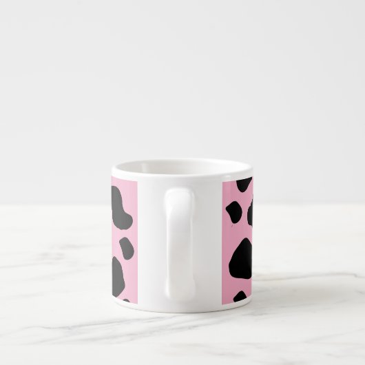 Tasse Expresso Impression de vache, Motif de vache, Spots de vach (Dos)