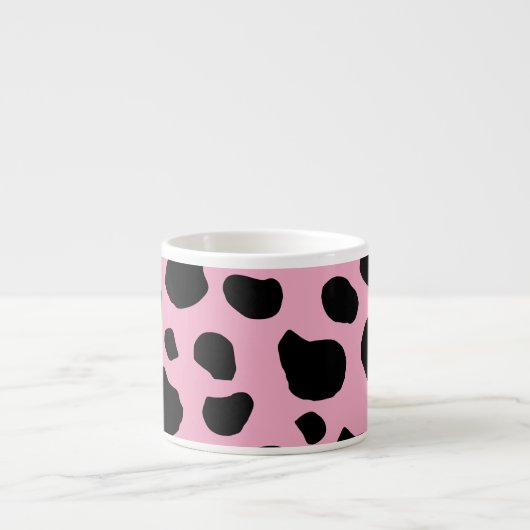 Tasse Expresso Impression de vache, Motif de vache, Spots de vach (Devant)