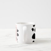 Tasse Expresso Impression De Vache, Spots De Vache, Noir Et Blanc (Dos)