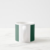 Tasse Expresso Impression en fibre de carbone vert sarcelle (Dos)