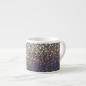 Tasse Expresso Impression pailletée bokeh scintillement (Devant droit)