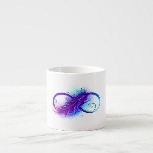 Tasse Expresso Infini avec plume violette