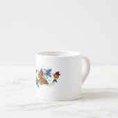 Tasse Expresso Infinité de papillons monarques (Devant droit)