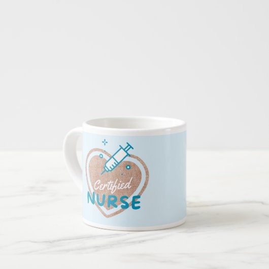 Tasse Expresso Infirmière certifiée (Devant gauche)