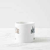 Tasse Expresso Infirmière future | Cadeau étudiant de l'école de (Devant)