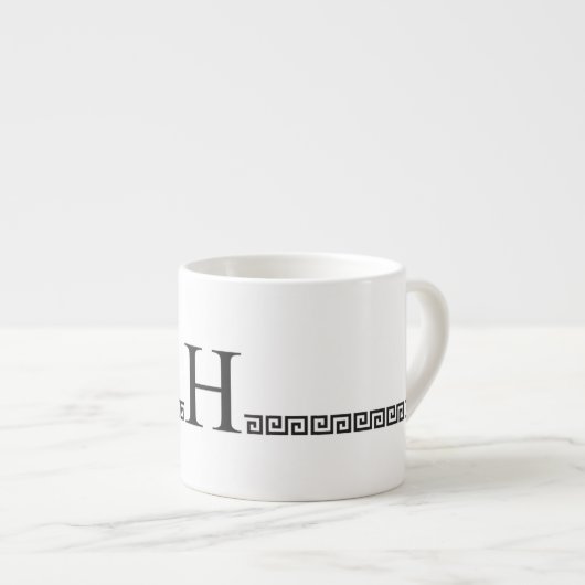 Tasse Expresso Initiale grecque (Devant droit)