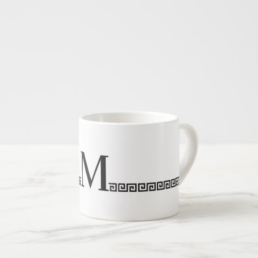 Tasse Expresso Initiale grecque (Devant droit)