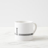 Tasse Expresso Initiale grecque (Devant droit)