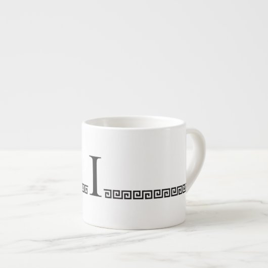 Tasse Expresso Initiale grecque (Devant droit)