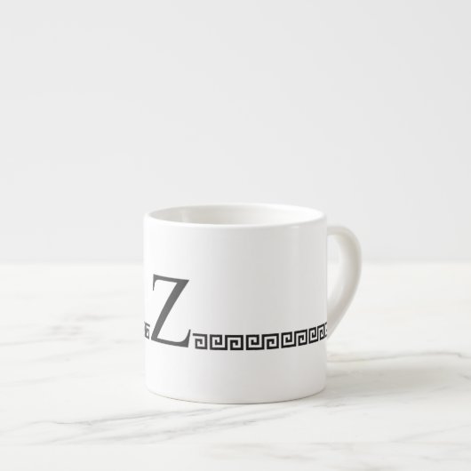 Tasse Expresso Initiale grecque (Devant droit)