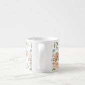 Tasse Expresso Initiale, Hortensia Pivoine Fleurs Hollandaises 16 (Dos)