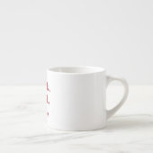 Tasse Expresso Inspiration Positive Red Think Think Think Devis d (Droite)