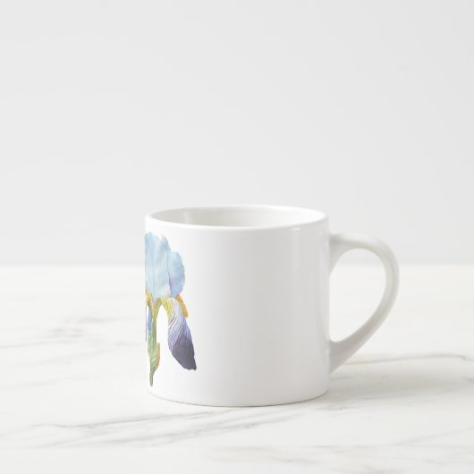 Tasse Expresso Iris d'aquarelle (Droite)