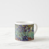Tasse Expresso Iris de Van Gogh Peinture Impressionniste (Devant droit)