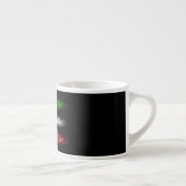 Tasse Expresso *~* ITALIE ITALIE Drapeau ITALIEN Abstrait simple (Droite)