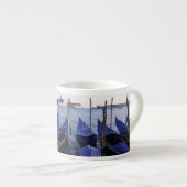Tasse Expresso Italie, Vénétie, Venise, Rangée de Gondolas et San (Devant droit)
