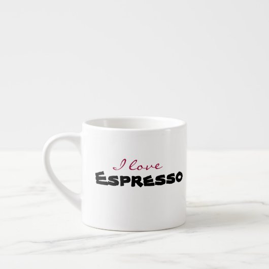 Tasse Expresso J'adore [personnaliser] (Gauche)