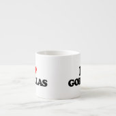 TASSE EXPRESSO J'AIME DES GORILLES (Devant)