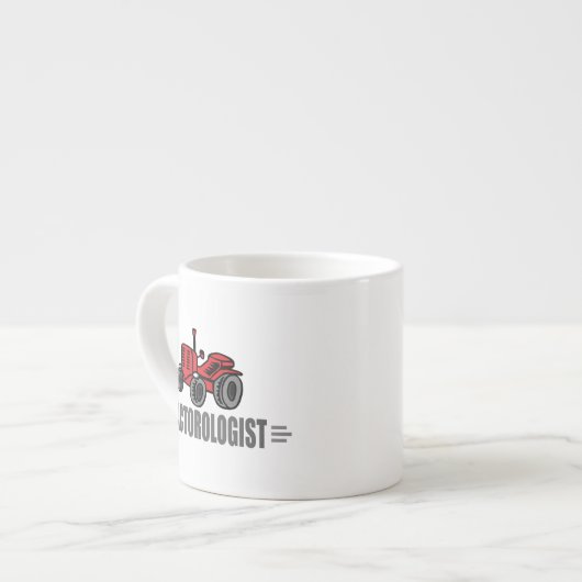 Tasse Expresso J'aime des tracteurs (Devant gauche)