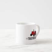 Tasse Expresso J'aime des tracteurs (Devant droit)