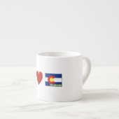 Tasse Expresso J'aime le Colorado (Devant droit)