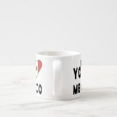 Tasse Expresso J'Aime Le Mexique (Dos)