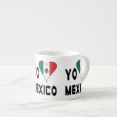 Tasse Expresso J'Aime Le Mexique (Devant droit)