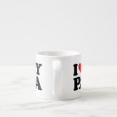 TASSE EXPRESSO J'AIME MON PAPA (Dos)