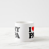 TASSE EXPRESSO J'AIME MON PAPA (Devant)