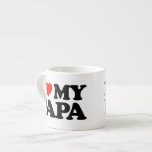 TASSE EXPRESSO J'AIME MON PAPA<br><div class="desc">J'AIME MON PAPA</div>